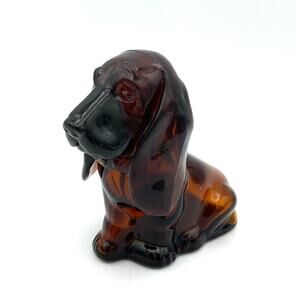 Vintage Avon Baby Basset Hound Empty Cologne Bottle 1970s